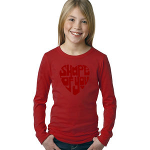 Girl's Word Art Long Sleeve - Shape of You